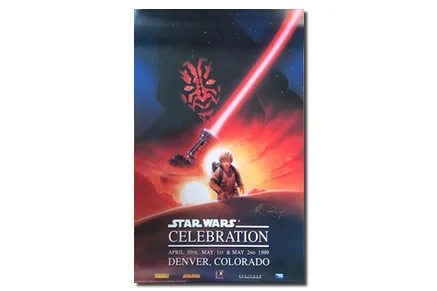 Star Wars Celebration Poster - Signed by Ray Park and Jake Lloyd